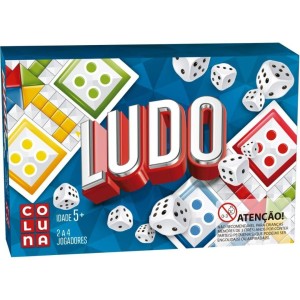 Jogo Ludo Cartonado com Dado e Peões