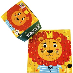 Quebra-cabeça Cartonado Petit Leão 24 Peças 14cmx14cm TOY MIX