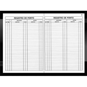 LIVRO DIARIO DE PONTO OFICIO C/50 FOLHAS SAO DOMINGOS