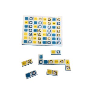 JOGO DOMINO DE HORAS EM EVA C/28 PECAS MMP
